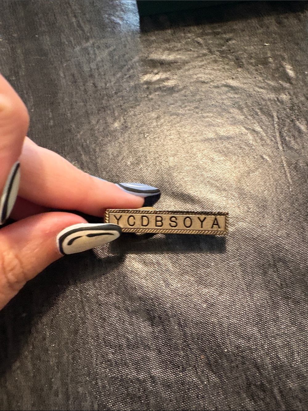 Vintage YCDBSOYA Novelty Tie Clip